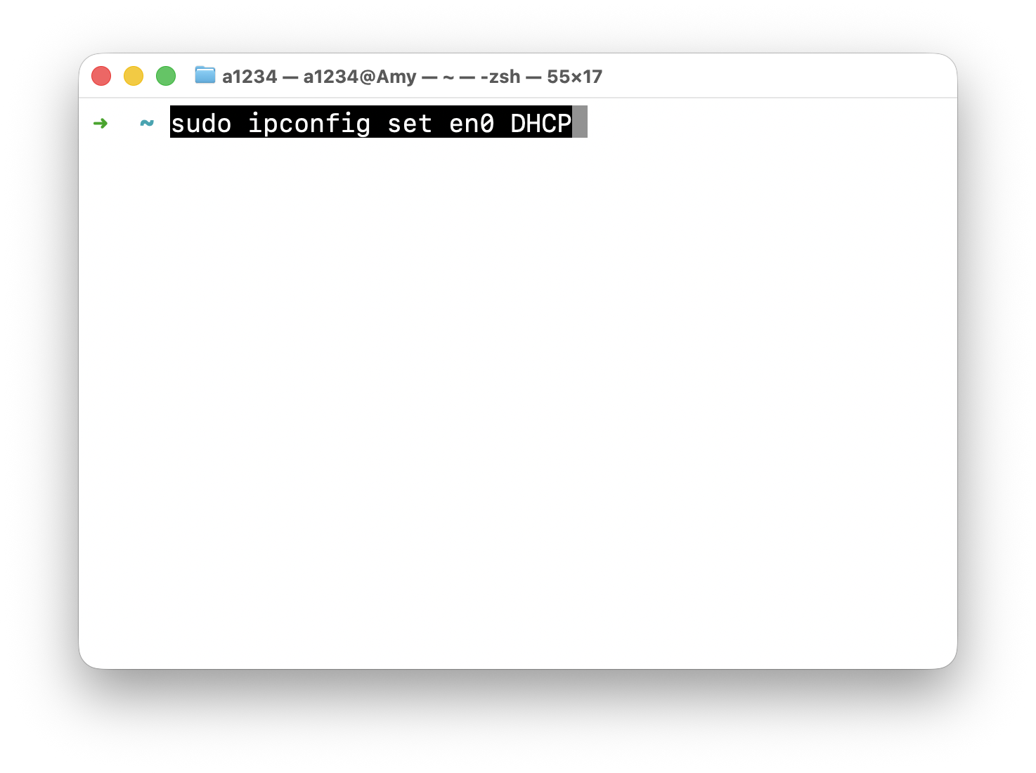 释放并重新获取IP